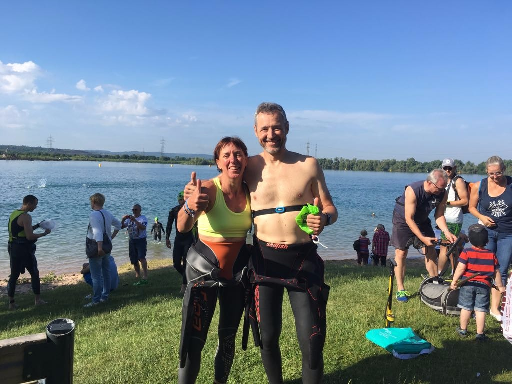 Kraichgau vor dem Schwimmstart